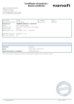 26843-Сертификат Коапровель, таблетки покрыт.плен.об. 12.5 мг+300 мг 28 шт-8