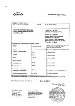 26866-Сертификат Тавегил раствор для в/в и в/м введ.1 мг/мл 2 мл ампулы, 5 шт.-20