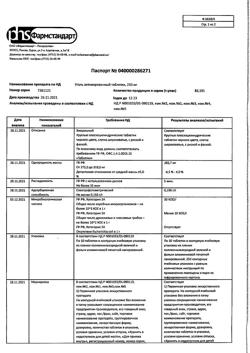 28456-Сертификат Уголь активированный, таблетки 250 мг 10 шт-1