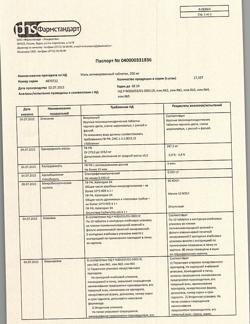 2855-Сертификат Уголь активированный, таблетки 250 мг 50 шт-31