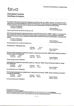 28681-Сертификат Амбробене Стоптуссин, таблетки 4 мг+100 мг  20 шт-12