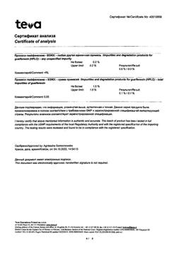 28681-Сертификат Амбробене Стоптуссин, таблетки 4 мг+100 мг  20 шт-48