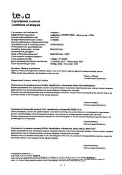 28681-Сертификат Амбробене Стоптуссин, таблетки 4 мг+100 мг  20 шт-32