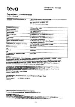 28681-Сертификат Амбробене Стоптуссин, таблетки 4 мг+100 мг  20 шт-41