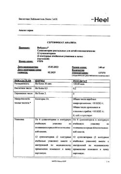 2889-Сертификат Вибуркол, суппозитории ректальные 12 шт-11