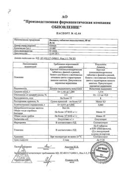 29684-Сертификат Валидол Реневал, таблетки подъязычные 60 мг 16 шт-27