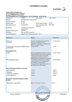 29693-Сертификат Но-шпа, таблетки 40 мг 24 шт-50