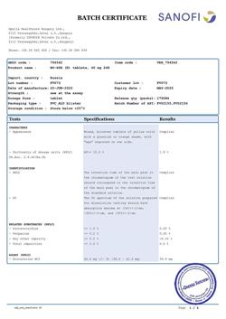 29693-Сертификат Но-шпа, таблетки 40 мг 24 шт-67