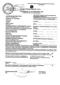 29716-Сертификат Оралсепт, спрей для местного применения дозированный 0,255 мг/доза 30 мл 1 шт-13