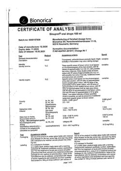 30347-Сертификат Синупрет, капли для приема внутрь 100 мл 1 шт-19