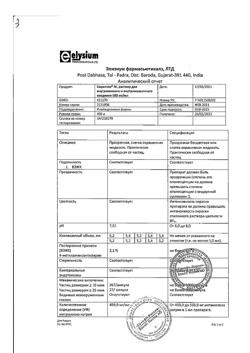 3171-Сертификат Баралгин М, раствор для в/в и в/м введ 500 мг/мл 5 мл 5 шт-35