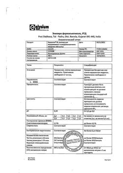 3171-Сертификат Баралгин М, раствор для в/в и в/м введ 500 мг/мл 5 мл 5 шт-78