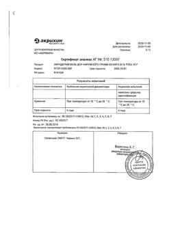 32033-Сертификат Акридерм, мазь для наружного применения 0,05 % 15 г 1 шт-22