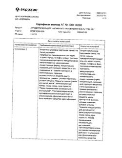32033-Сертификат Акридерм, мазь для наружного применения 0,05 % 15 г 1 шт-14