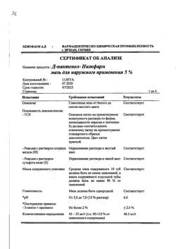 32233-Сертификат Д-Пантенол-Нижфарм, мазь для наружного применения 5 % 30 г 1 шт-13