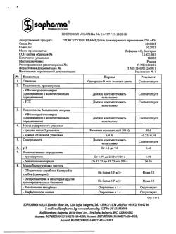 32519-Сертификат Троксерутин Врамед, гель для наружного применения 2 % 40 г 1 шт-3