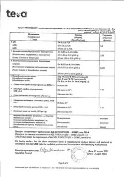 32805-Сертификат Троксевазин, гель для наружного применения 2 % 40 г 1 шт-147