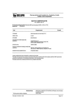 32840-Сертификат Белодерм Экспресс, спрей для наружного применения 0,05 % 50 мл 1 шт-33