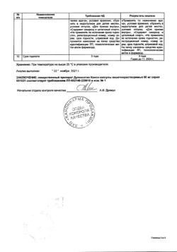 3489-Сертификат Дулоксетин Канон, капсулы кишечнорастворимые 60 мг 28 шт-2