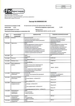 370-Сертификат Ко-тримоксазол, суспензия для приема внутрь 240 мг/5 мл 100 г 1 шт-4