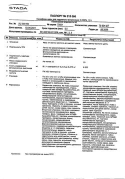 430-Сертификат Синафлан, мазь для наружного применения 0,025 % 10 1 шт-20