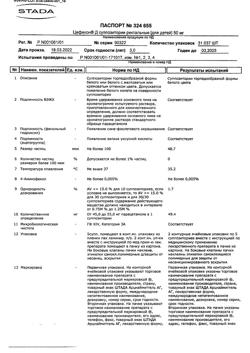 4593-Сертификат Цефекон Д для детей, суппозитории ректальные 50 мг 10 шт-12