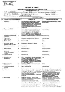 4599-Сертификат Цефекон Д для детей, суппозитории ректальные 250 мг 10 шт-32