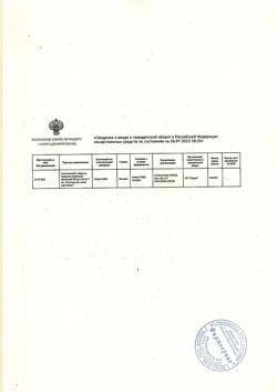 4731-Сертификат Амоксиклав, таблетки покрыт.плен.об. 875 мг+125 мг 14 шт-22