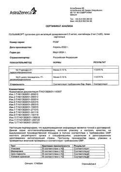 4785-Сертификат Пульмикорт, суспензия для ингаляций дозированная 0,5 мг/мл 2 мл 20 шт-46