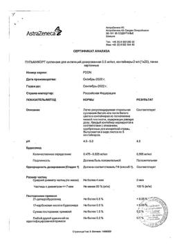 4785-Сертификат Пульмикорт, суспензия для ингаляций дозированная 0,5 мг/мл 2 мл 20 шт-4