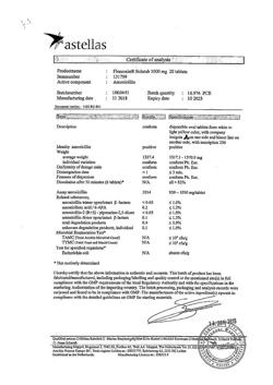 5167-Сертификат Флемоксин Солютаб, таблетки диспергируемые 1000 мг 20 шт-70