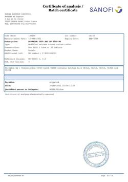 5243-Сертификат Депакин хроно, таблетки пролонг действия покрыт.об. 500 мг 30 шт-17