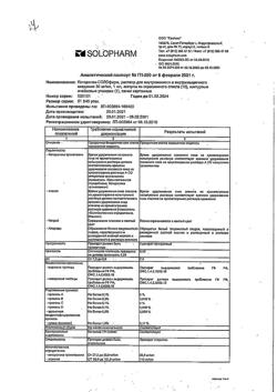 7695-Сертификат Кеторолак-Солофарм, раствор для в/в и в/м введ. 30 мг/мл 1 мл 10 шт-1