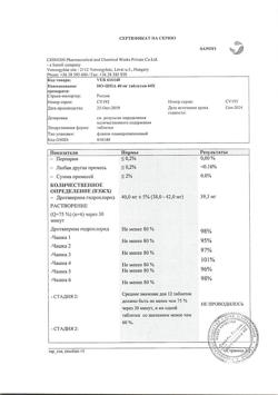 8461-Сертификат Но-шпа, таблетки 40 мг 64 шт-118