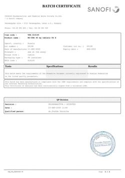 8461-Сертификат Но-шпа, таблетки 40 мг 64 шт-127