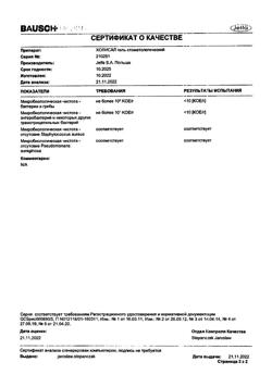 9229-Сертификат Холисал, гель стоматологический 10 г 1 шт-24