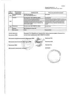 9810-Сертификат Метронидазол, таблетки 250 мг 40 шт-20