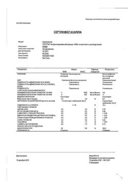 9991-Сертификат Гептрал, лиофилизат д/приг раствора для в/в и в/м введ 400 мг 5 шт-12
